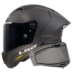 LS2 FF805 THUNDER GP AERO + LS2 IRID® DYNAMIC VISOR – LS2 IRID® DYNAMIC VISOR DARK (Track use only)