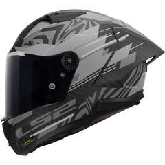 LS2 FF805 THUNDER GP AERO – POLAR MATT BLACK-MATT
