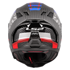 LS2 FF807 DRAGON – TRAX BLUE RED-GLOSS