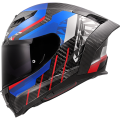 LS2 FF807 DRAGON – TRAX BLUE RED-GLOSS