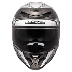 LS2 FF807 DRAGON – ENTHUM SILVER-GLOSS