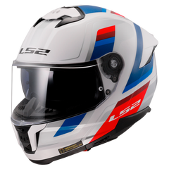 LS2 FF808 STREAM II – VINTAGE WHITE BLUE RED-GLOSS