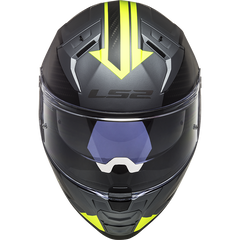 LS2 FF811 VECTOR II – SPLITTER MATT TITANIUM HI-VIS YELLOW-MATT