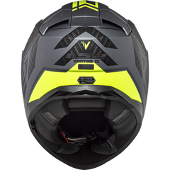 LS2 FF811 VECTOR II – SPLITTER MATT TITANIUM HI-VIS YELLOW-MATT