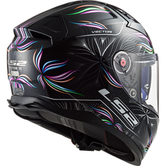 LS2 FF811 VECTOR II – TROPICAL BLACK WHITE-GLOSS