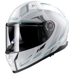 LS2 FF811 VECTOR II – ALIZER MATT WHITE SILVER-MATT
