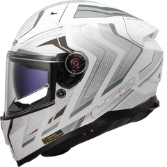 LS2 FF811 VECTOR II – ALIZER MATT WHITE SILVER-MATT