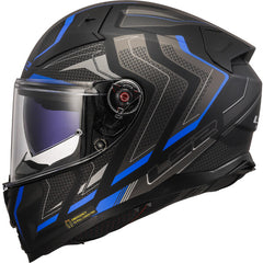 LS2 FF811 VECTOR II – ALIZER MATT BLACK BLUE-MATT