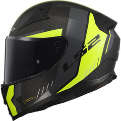 LS2 FF811 VECTOR II CARBON – GRID MATT H-V YELLOW-MATT