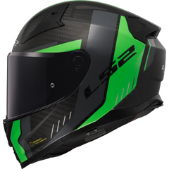 LS2 FF811 VECTOR II CARBON – GRID MATT FLUO GREEN-MATT
