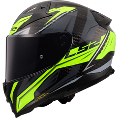 LS2 FF811 VECTOR II CARBON – SAVAGE H-V YELLOW-GLOSS