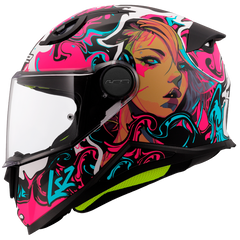 LS2 FF812 KID – CYBERG PURPLE CYAN-MATT