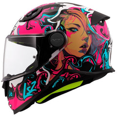 LS2 FF812 KID – CYBERG PURPLE CYAN-MATT