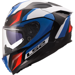 LS2 FF817 CHALLENGER II – VIPER WHITE BLUE RED-GLOSS