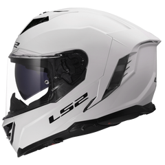 LS2 FF818 STORM III – SOLID WHITE-GLOSS