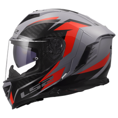 LS2 FF818 STORM III – DYNAMO GREY RED-GLOSS
