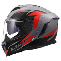 LS2 FF818 STORM III – DYNAMO GREY RED-GLOSS