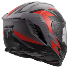 LS2 FF818 STORM III – DYNAMO GREY RED-GLOSS