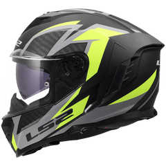 LS2 FF818 STORM III – DYNAMO BLACK H-V YELLOW-MATT