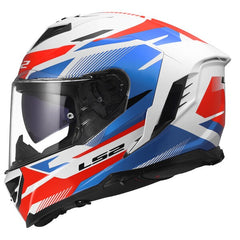 LS2 FF818 STORM III – KOMAI WHITE BLUE RED-GLOSS