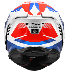 LS2 FF818 STORM III – KOMAI WHITE BLUE RED-GLOSS