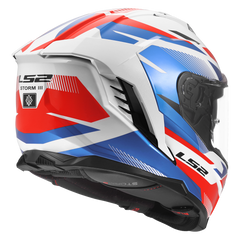 LS2 FF818 STORM III – KOMAI WHITE BLUE RED-GLOSS