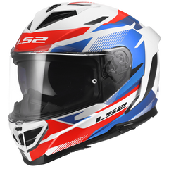 LS2 FF818 STORM III – KOMAI WHITE BLUE RED-GLOSS