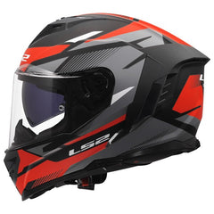 LS2 FF818 STORM III – KOMAI BLACK RED-MATT