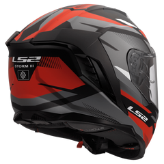 LS2 FF818 STORM III – KOMAI BLACK RED-MATT