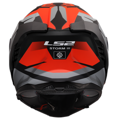 LS2 FF818 STORM III – KOMAI BLACK RED-MATT