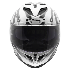 LS2 FF818 STORM III – KAOS WHITE GREY-GLOSS