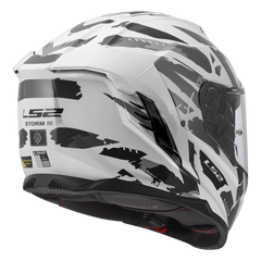 LS2 FF818 STORM III – KAOS WHITE GREY-GLOSS