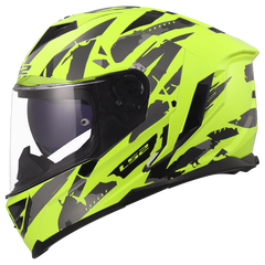 LS2 FF818 STORM III – KAOS H-V YELLOW-GLOSS