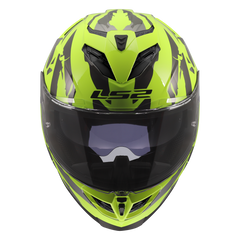 LS2 FF818 STORM III – KAOS H-V YELLOW-GLOSS