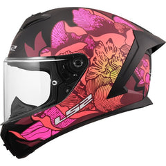 LS2 FF820 RAPID III – POPPIES I BLACK PINK-MATT