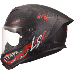 LS2 FF820 RAPID III – KAIJU II BLACK RED WHITE-MATT