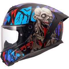 LS2 FF820 RAPID III – ZOMBIE II BLACK RED BLUE-GLOSS