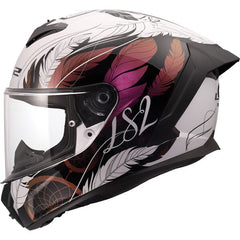 LS2 FF820 RAPID III – BOHO WHITE BLACK PINK-GLOSS