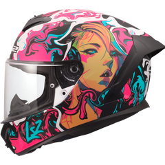 LS2 FF820 RAPID III – CYBERG PURPLE CYAN-MATT