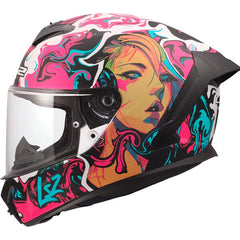 LS2 FF820 RAPID III – CYBERG PURPLE CYAN-MATT