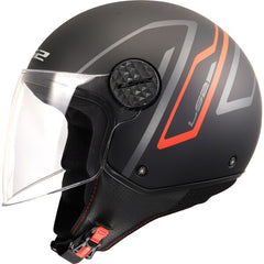 LS2 OF558 SPHERE LUX II – MINIM BLACK RED-MATT