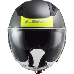 LS2 OF600 COPTER II – URBANE MATT BLACK HI-VIS YELLOW-MATT