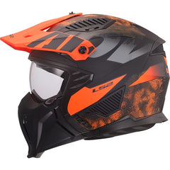 LS2 OF606 DRIFTER – GAS GREY ORANGE-MATT