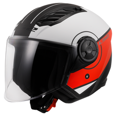LS2 OF616 AIRFLOW II – COVER MATT WHITE RED-MATT