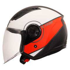 LS2 OF616 AIRFLOW II – COVER MATT WHITE RED-MATT