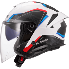 LS2 OF618 VERSO II – AIR WHITE BLUE RED-GLOSS