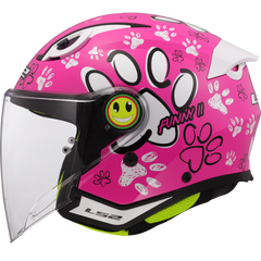 LS2 OF622 FUNNY II – PAWS PINK-GLOSS