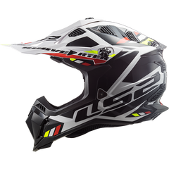LS2 MX700 SUBVERTER EVO II – STOMP WHITE BLACK-GLOSS