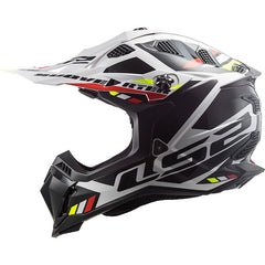 LS2 MX700 SUBVERTER EVO II – STOMP WHITE BLACK-GLOSS