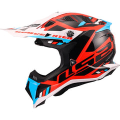 LS2 MX700 SUBVERTER EVO II – STOMP WHITE BLUE RED-GLOSS
